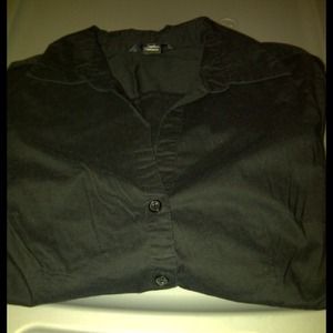 H&M Fitted Black Shirt
