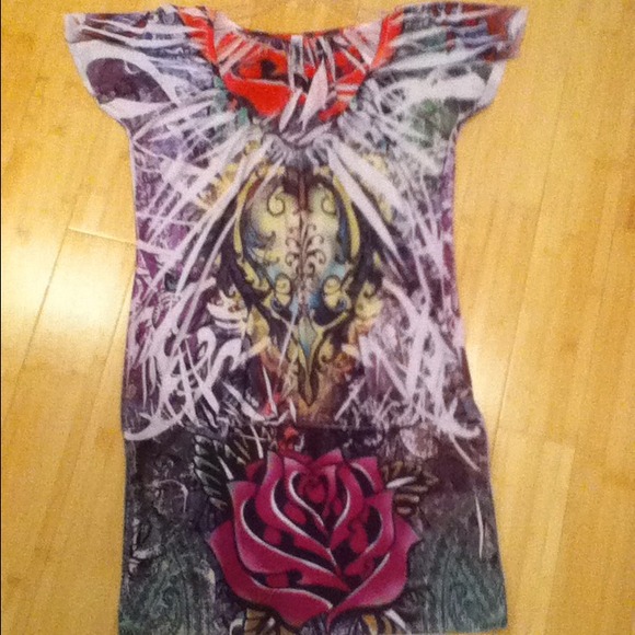 Graffiti/spray paint dress - Picture 1 of 3