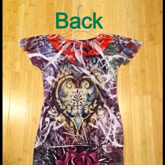 Graffiti/spray paint dress - Picture 2 of 3