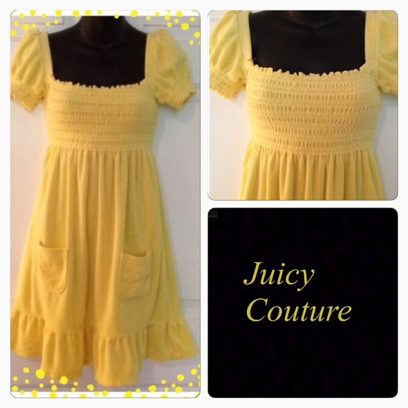 Juicy Couture Dresses & Skirts - Juicy Couture terrycloth dress/coverup