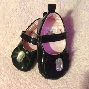 Black baby Mary Janes