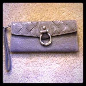 Jessica Simpson Gray clutch