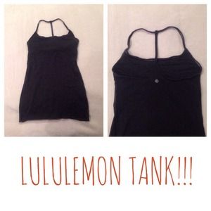 LULULEMON tank! Charcoal gray!
