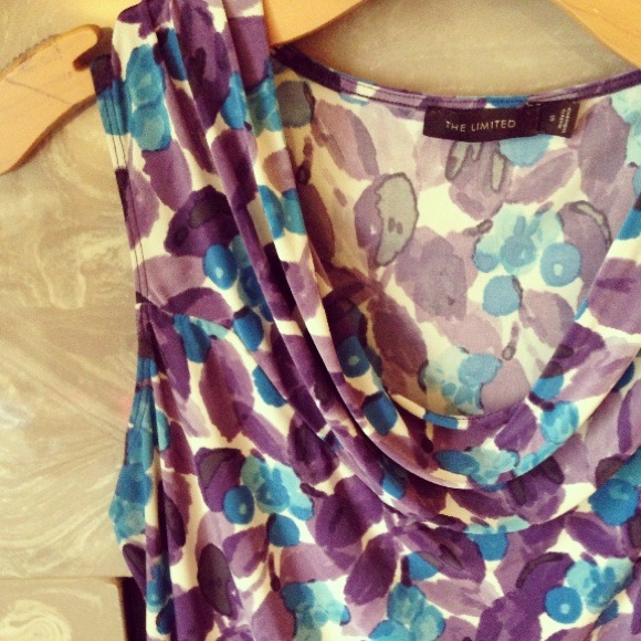 ⬇️Printed Cowl Neck Dress Top