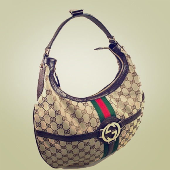 SALE Authentic Vintage classic GG hobo