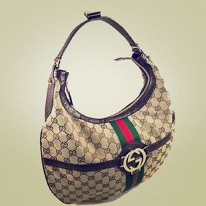 SALE Authentic Vintage classic GG hobo