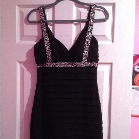 Black Embellished Dress