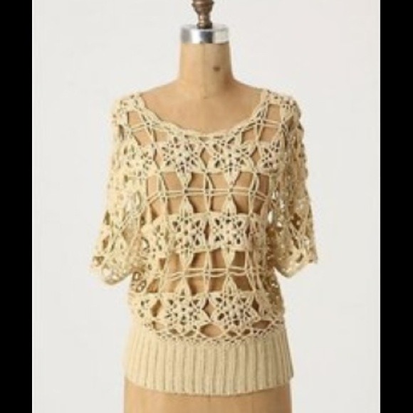 🎉🎈HOST PICK🎈🎉Anthro. Hyperbole Crochet Sweater