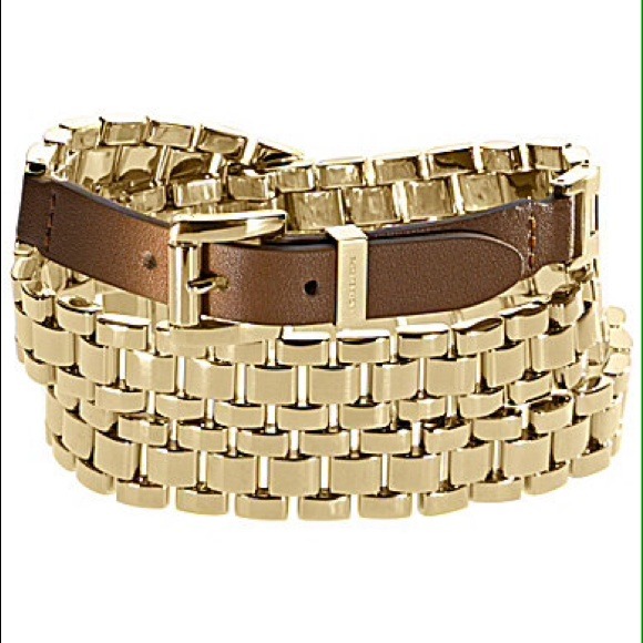 ❌SOLD❌Michael Kors Triple Wrap Watch Link Bracelet - Picture 2 of 4