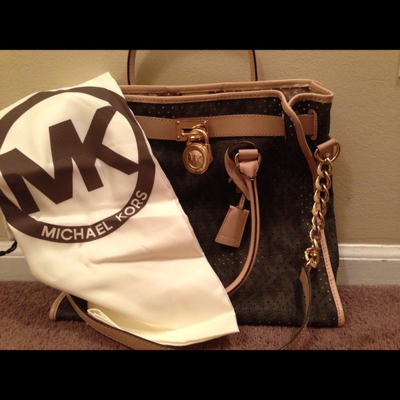 brown michael kors purse