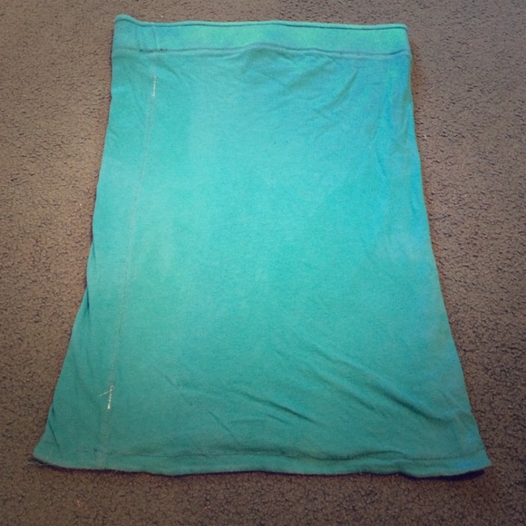 ✂️REDUCED✂️ Reversible Blue/Blue-Gray Pencil Skirt