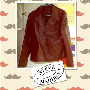 Steve Madden Jackets & Coats - Steve Madden chocolate brown leather jacket Steve Madden Jackets & Coats - Steve Madden chocolate brown leather jacket