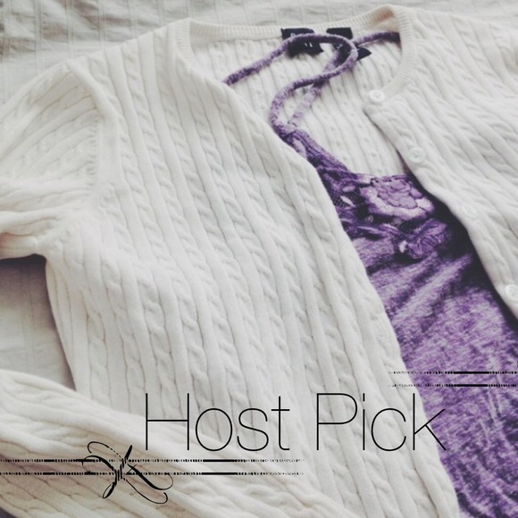 GAP Sweaters - White cardigan