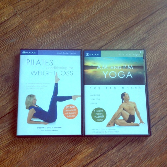 Pilates and Yoga for beginners Workout DVD's