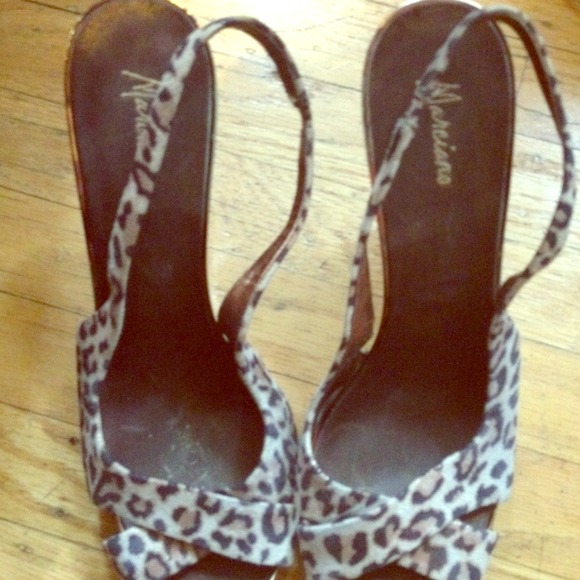 Marciano gold print shoes size 10