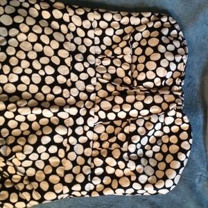 Strapless Polka dot dress