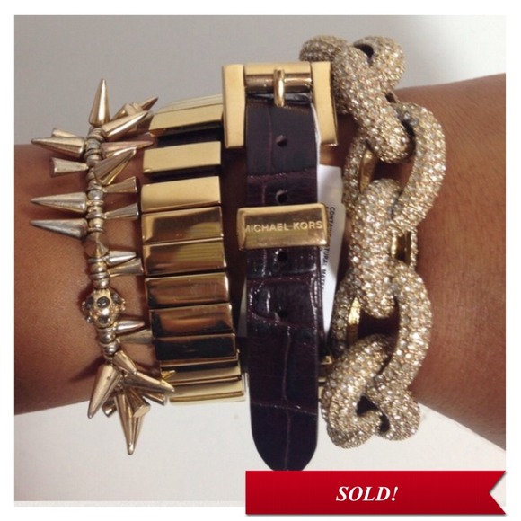 Michael Kors Jewelry - ❌SOLD❌Michael Kors Jet Set Double Wrap Bracelet