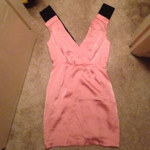 Peach party dress