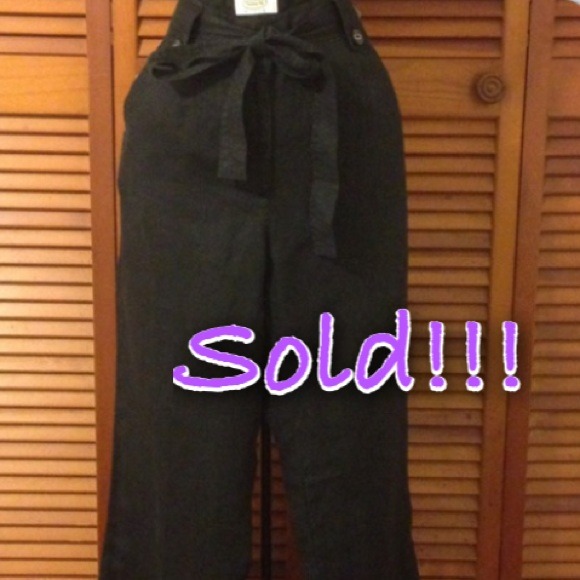 SALE🎈🎉🎊Talbots Black Linen Pants Size 12W