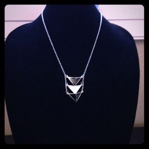 Boho chevron necklace - will model if requested!