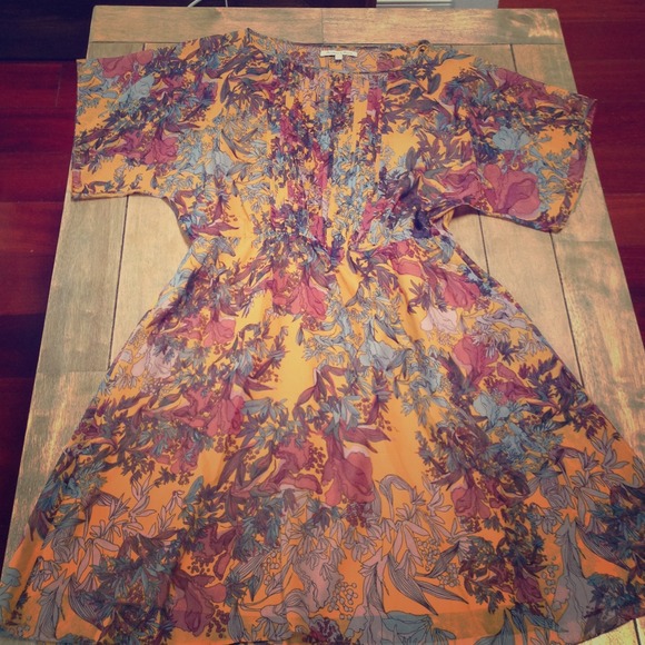 Madewell Freehand Floral Dress Size 2
