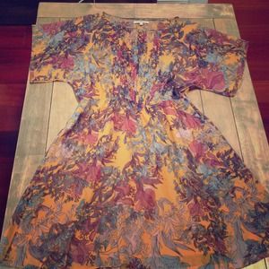 Madewell Freehand Floral Dress Size 2