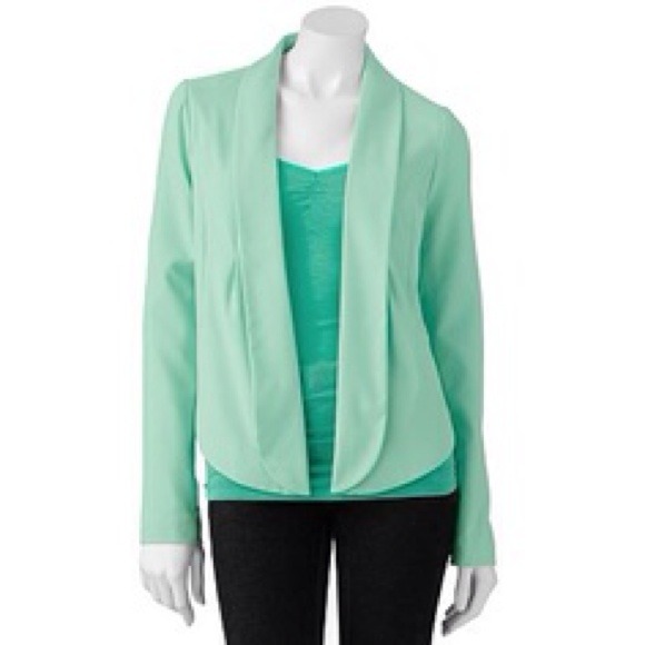 Bright Mint Blazer - Picture 2 of 3