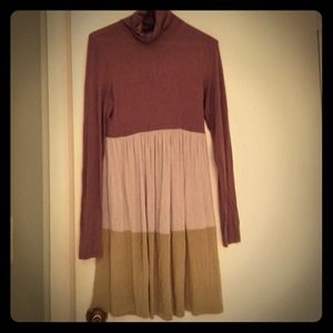 Striped sweater dress, size small