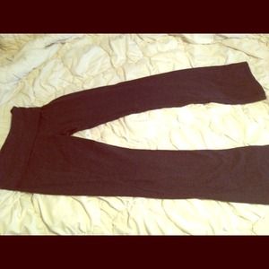 Grey lululemon fold down pants