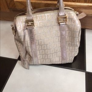 Authentic FENDI Zucchino hand bag