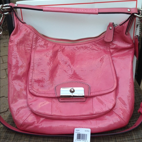 👉Sold💯Authentic Coach Kristin Hobo Patent