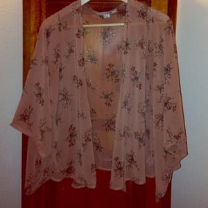 🚫Bundled🚫 Sheer Floral Open Top