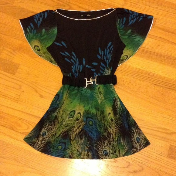 ❌SOLD BUNDLE❌Junior's Short Peacock Dress/Top