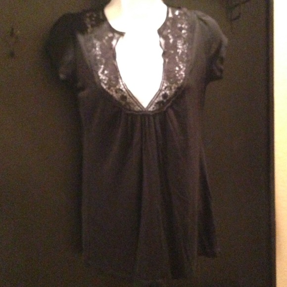 Forever 21 Lace Collared Top - Picture 2 of 2