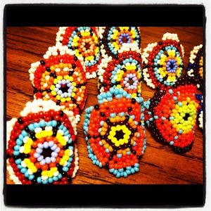 Beaded Rings from Mexico