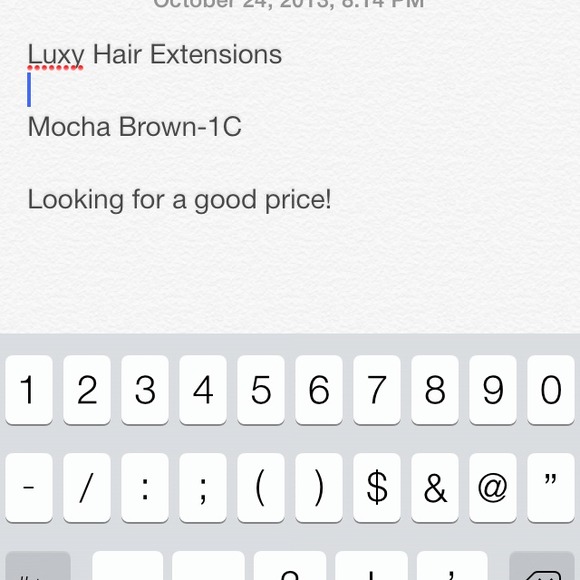 Looking for luxy hair extensions!