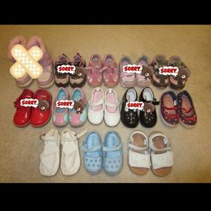 SOLD: Girls Toddler Shoes,  Sandals and Sneakers