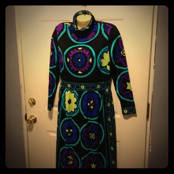 💯 AUTHENTIC- Rare Mr. Dino VINTAGE Boho/Maxi/ 70s