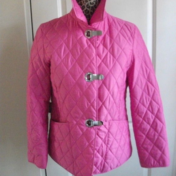 Michael Kors Outerwear - Michael Kors Pink Quilted Jacket Size Small