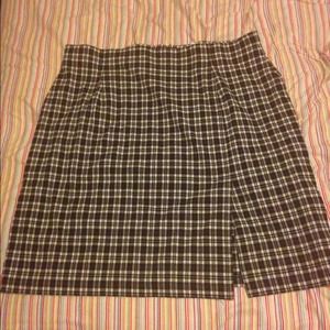 Plaid Skirt