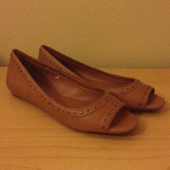 Lucky Brand Peep Toe flats