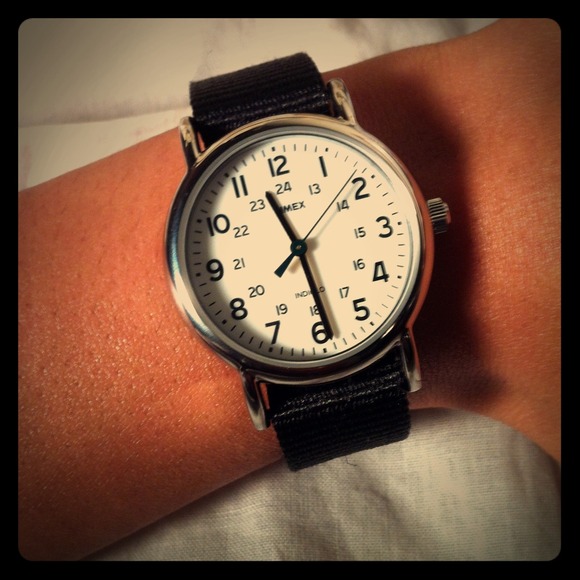 Timex women's Weekender with black NATO strap