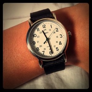 Timex women's Weekender with black NATO strap