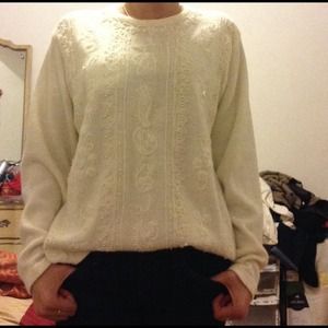 Vintage Beaded Sweater & Pink Blazer Bundle