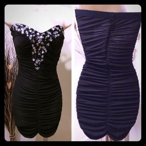 ❤️Cute Black Jewels Party Dress❤️