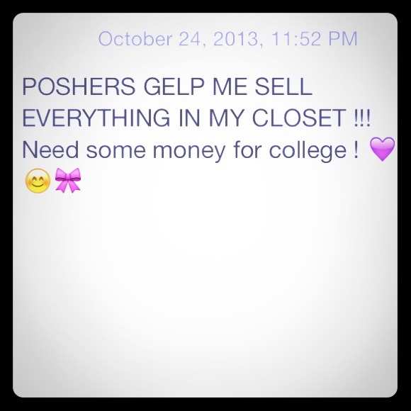 Help me sell my closet
