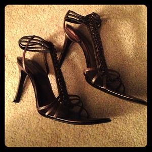 Nine West deep chocolate brown heels