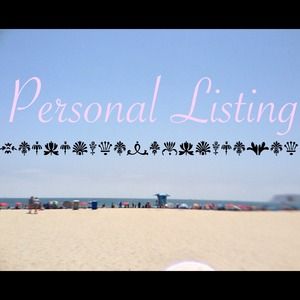 Personal Bundle Listing