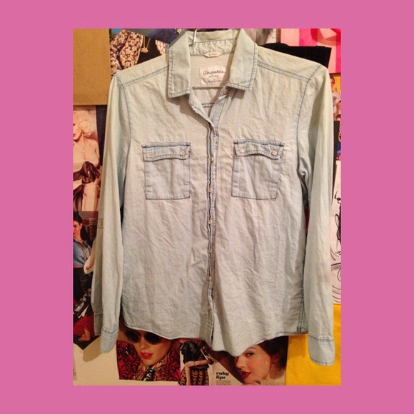 Boyfriend chambray shirt