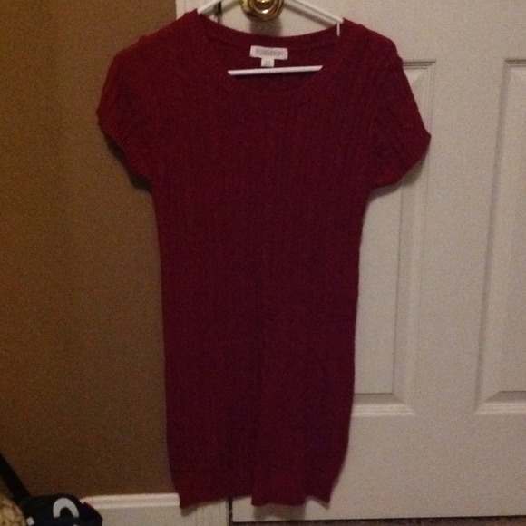 🚫SOLD🚫 Red Forever21 sweater dress